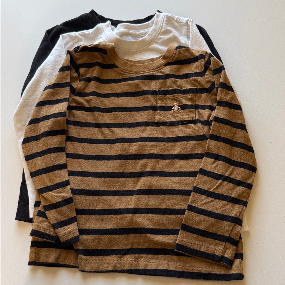 GAP Kids Long Sleeve Tees with Embroidered Pocket